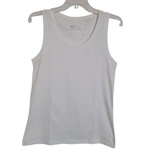 Pact Organic Soft-Slub Essential Tank Large Bundle 2 Black 100% Organic Crewneck